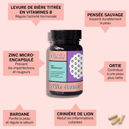 Birdie Nutrition Skin Cleaner 3 mois