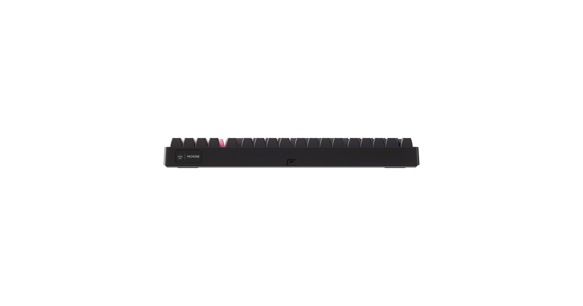 MCHOSEG98 Pro Black Pink Cabbage Tofu V2 Wireless Tri-Mode Custom Mechanical, gaming toetsenbord  (Zwart/pink, US lay-out, KTT Cabbage Tofu V2, 98%, RGB, Hot swap, Side engraved PBT, draadloos / Bluetooth / USB-C, Tweedekans)