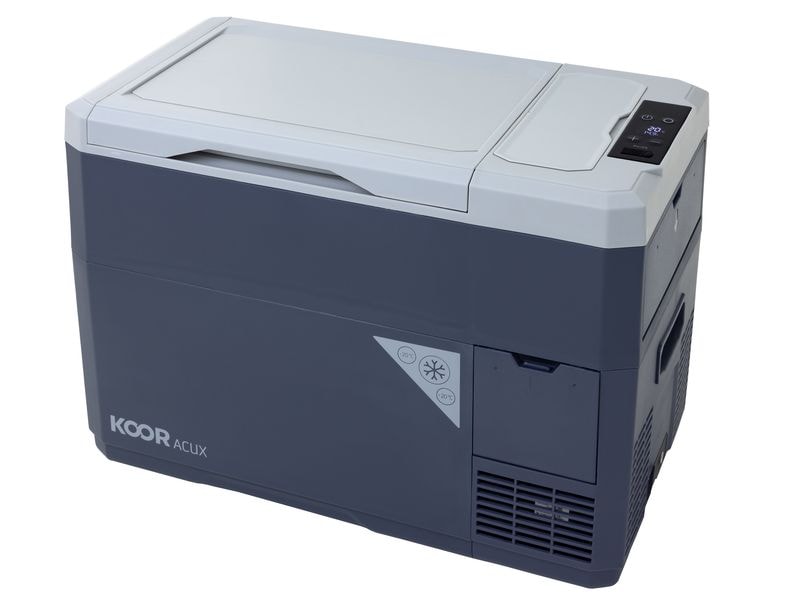 KOOR Kompressor-Kühlbox ACUX 28 mit Akku Mobile Kühl- und Gefrierbox in einem
