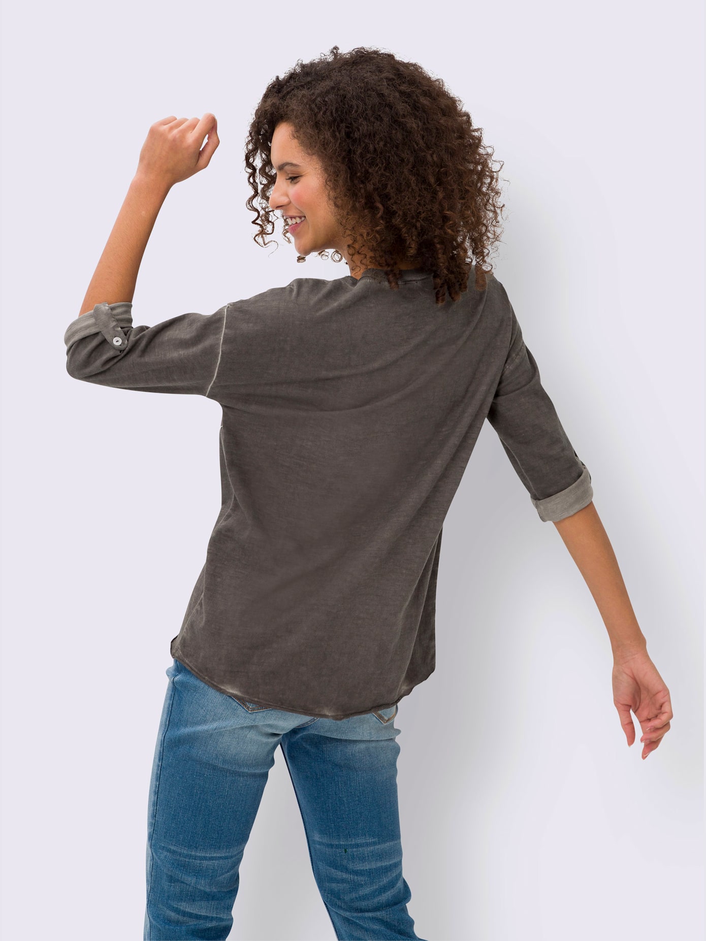 T-shirt effet délavé