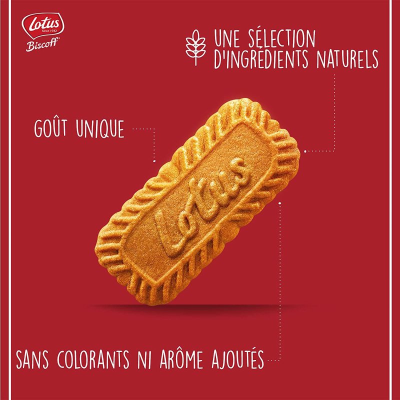 Biscuits Spéculoos Original Biscoff Lotus – Carton de 400