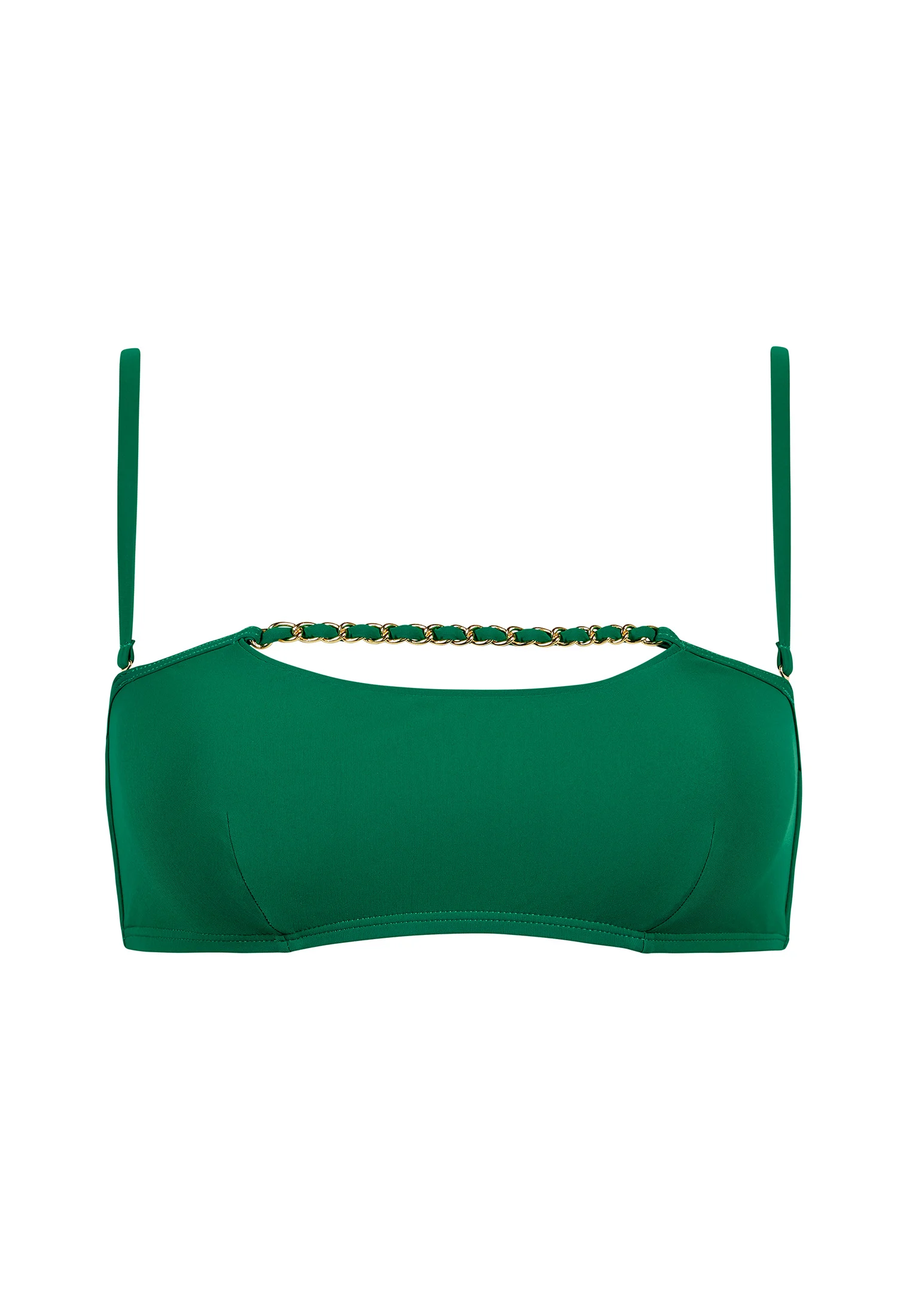 SPARKLING TREASURE - Haut de maillot de bain bandeau mousse | Vert