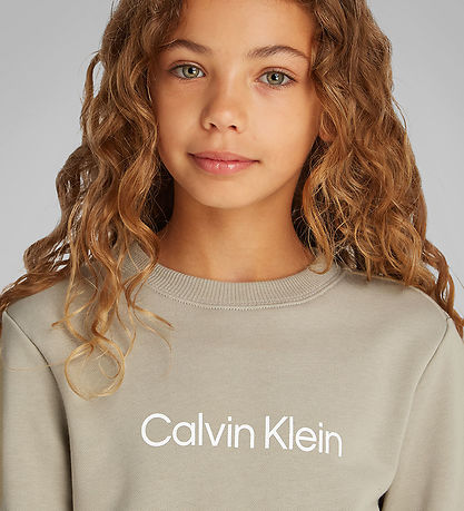 Calvin Klein Sweatshirt - Inst. Logo - Lorbeer Oak Grey