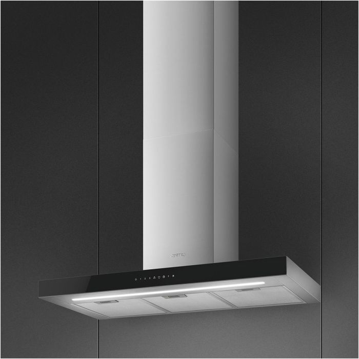 SMEG Wandhaube KBT9L4VN Edelstahl