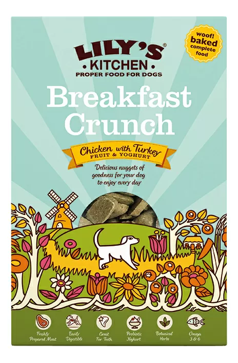 Lily´s Kitchen Breakfast Crunch, kiks til hunde - 800g.