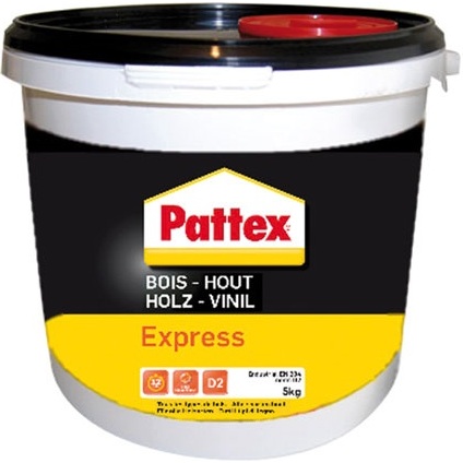 Colle à bois Express Pattex - Seau de 5 kg