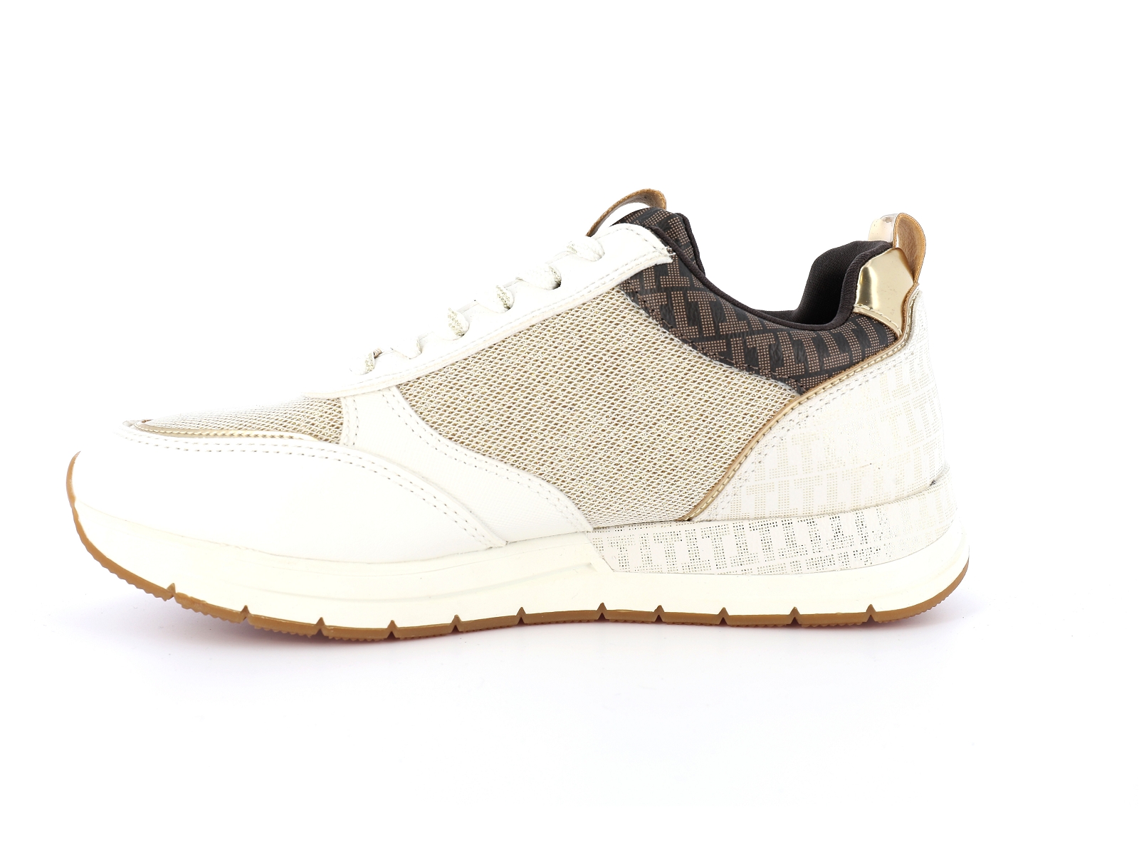Tamaris-23732 Matières combinées Beige Marron