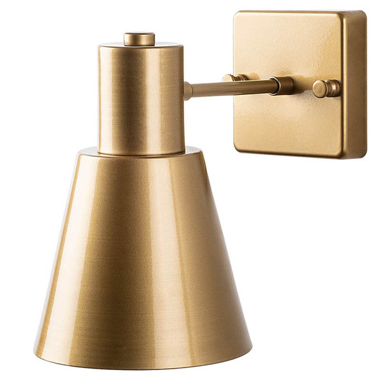 Opviq Applique murale Funnel dorée - 14x24x21 cm