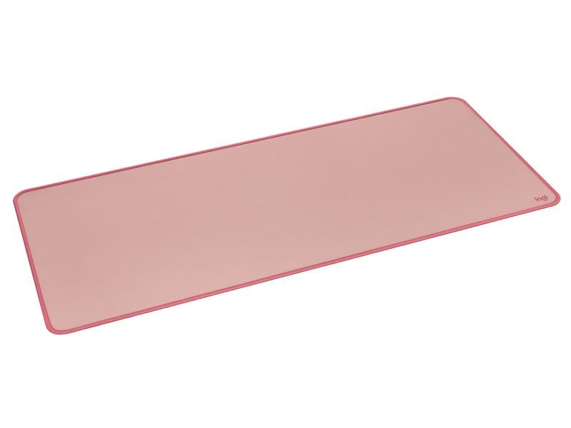 Logitech Mausmatte Desk Studio Series Rosa Elegantes Deskpad aus recyceltem Polyester
