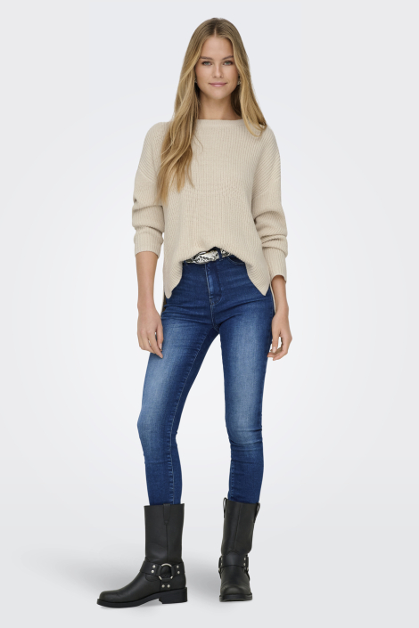 Only beige dames trui