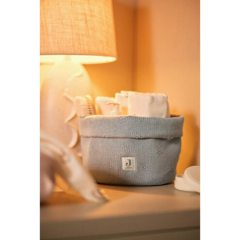 Panier de rangement Cosy knit - Sea green - JOLLEIN