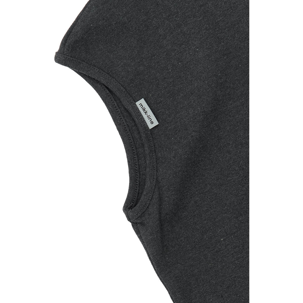 Køb Mikk-Line Dark Grey Melange Bomuld Fullface