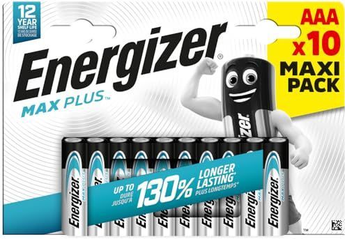 Energizer - MaxPlus - AAA Alkalinebatterijen - 10 Stuks