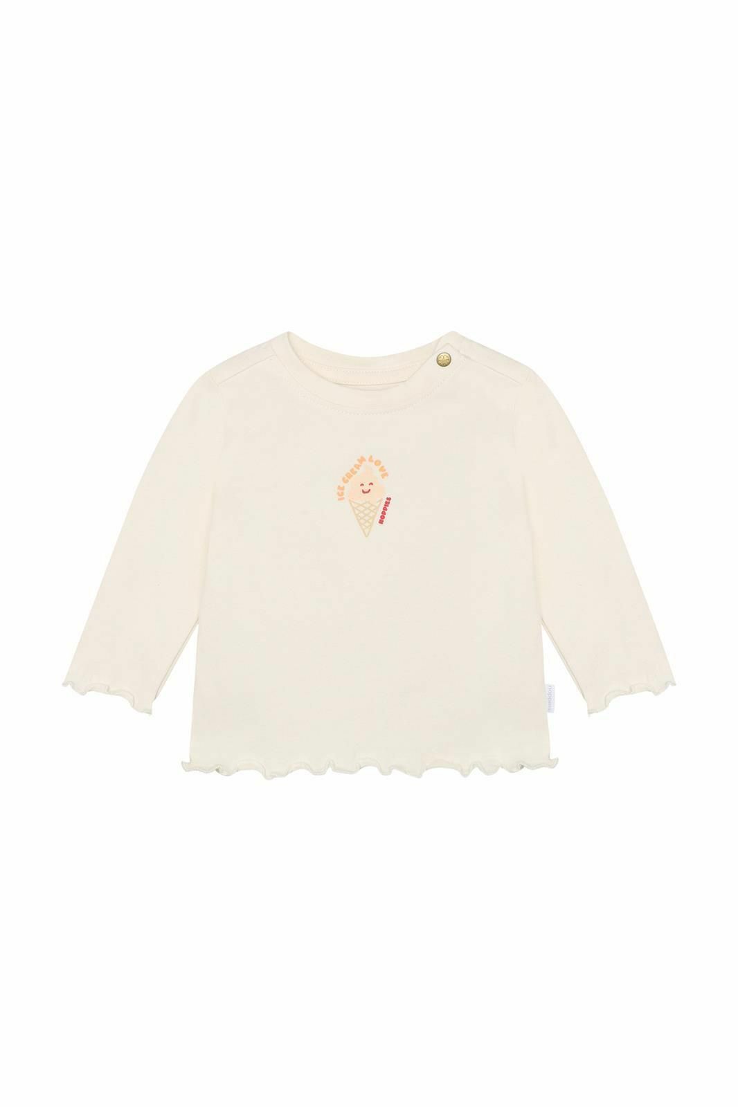 Noppies Baby Longsleeve - backprint - Egret