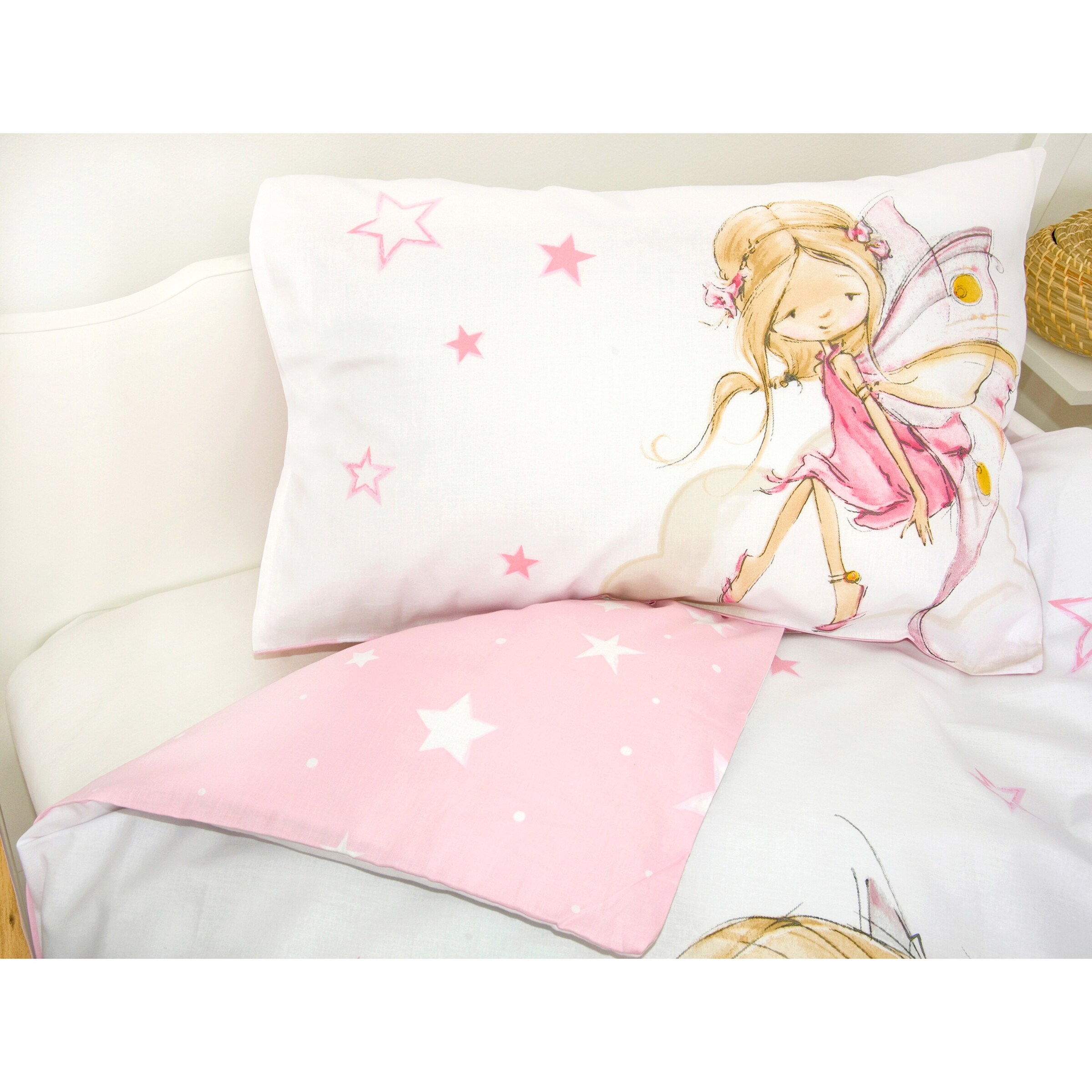 Baby Best Renforcé Wende-Bettwäsche Little Fairy 40x60 / 100/135 cm