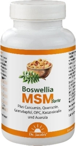 Dr. Jacob's Boswellia MSM forte Weihrauch Tabletten, 90 Stück