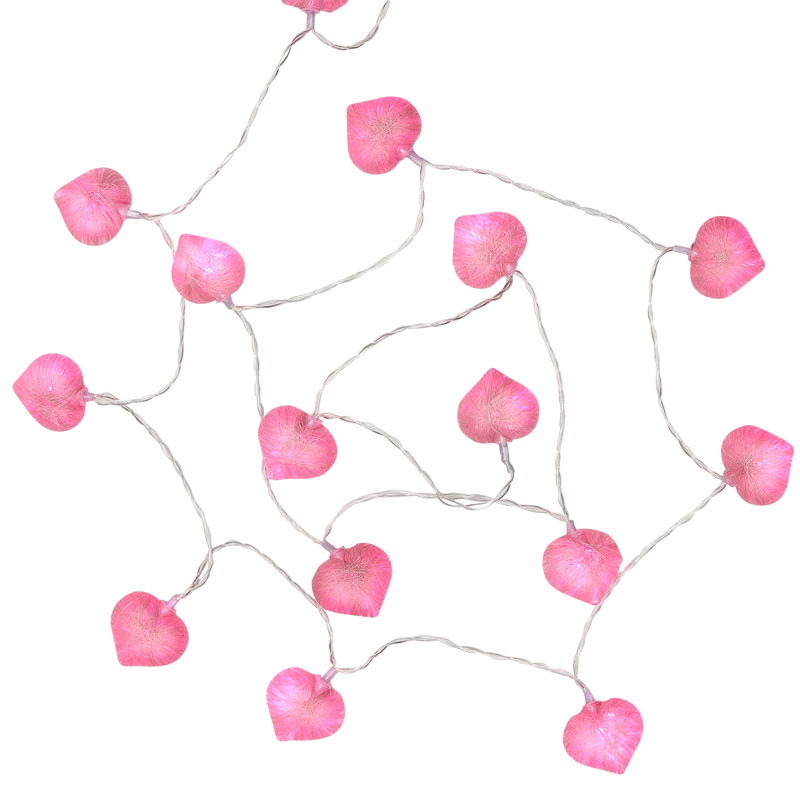 Guirlande lumineuse '15 coeurs'