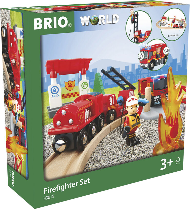 Brio Brio Togsæt m/brandmandstema