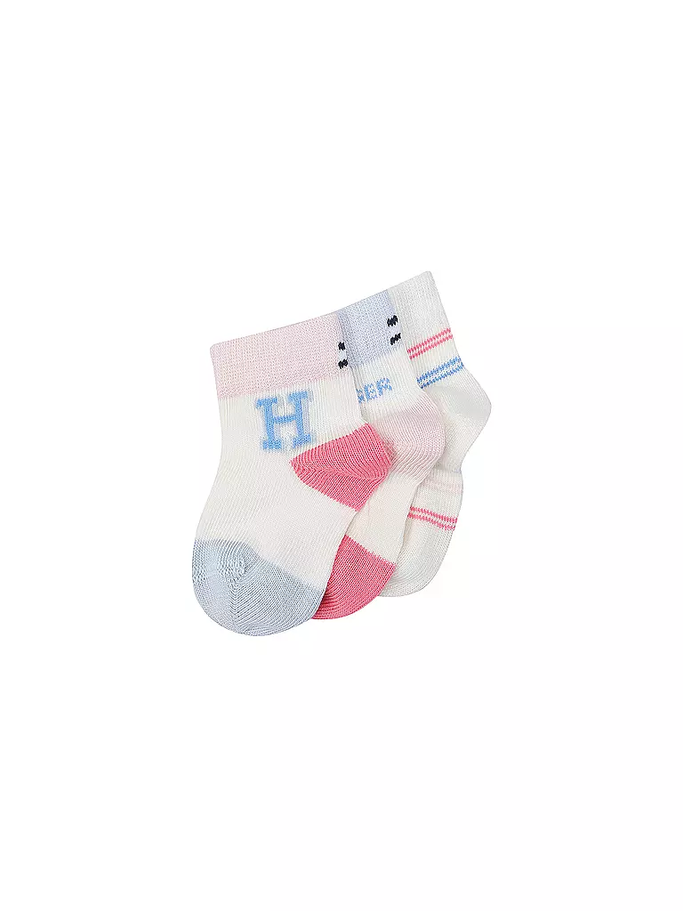 TOMMY HILFIGER Baby Socken 3er Pkg. pink rosa