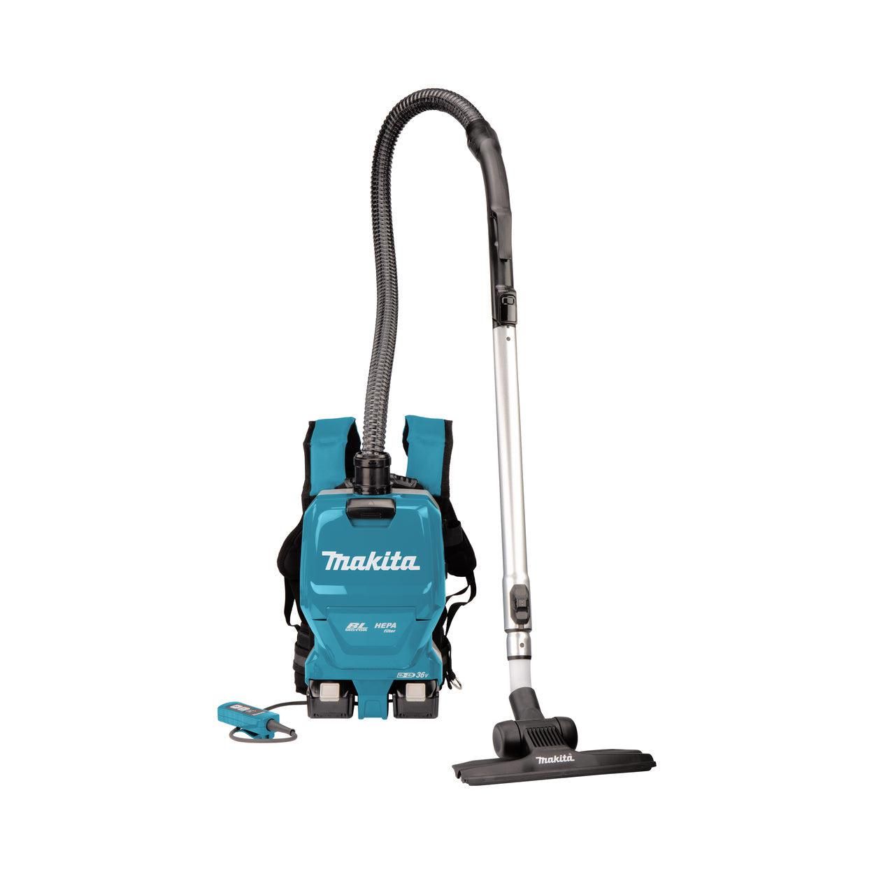Makita DVC261TX22 Accu Rugstofzuiger voor Schoonmaak 2x18V 5.0Ah