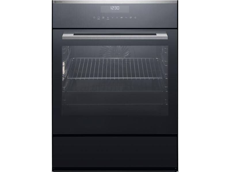 Electrolux Einbaubackofen EB7GL4XCN Schwarz/Silber A Backofen für den Einbau
