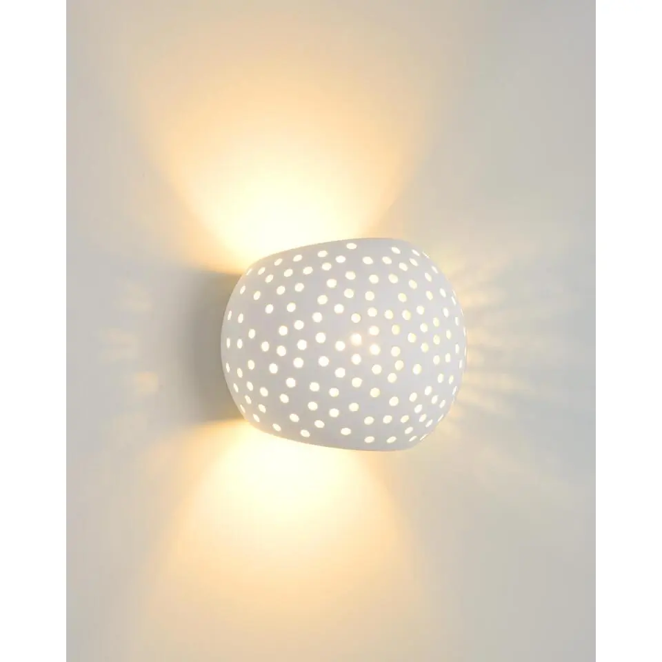 Lucide GIPSY Wandlamp - Wit