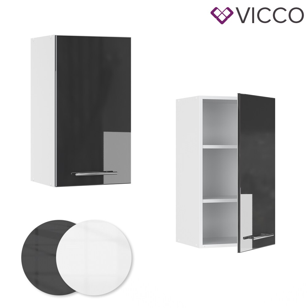 VICCO Hängeschrank 40 cm Anthrazit Küchenzeile Unterschrank Fame