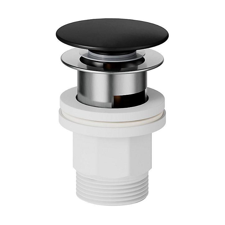 Mitigeur de lavabo à encastrer noir GoodHome Cavally