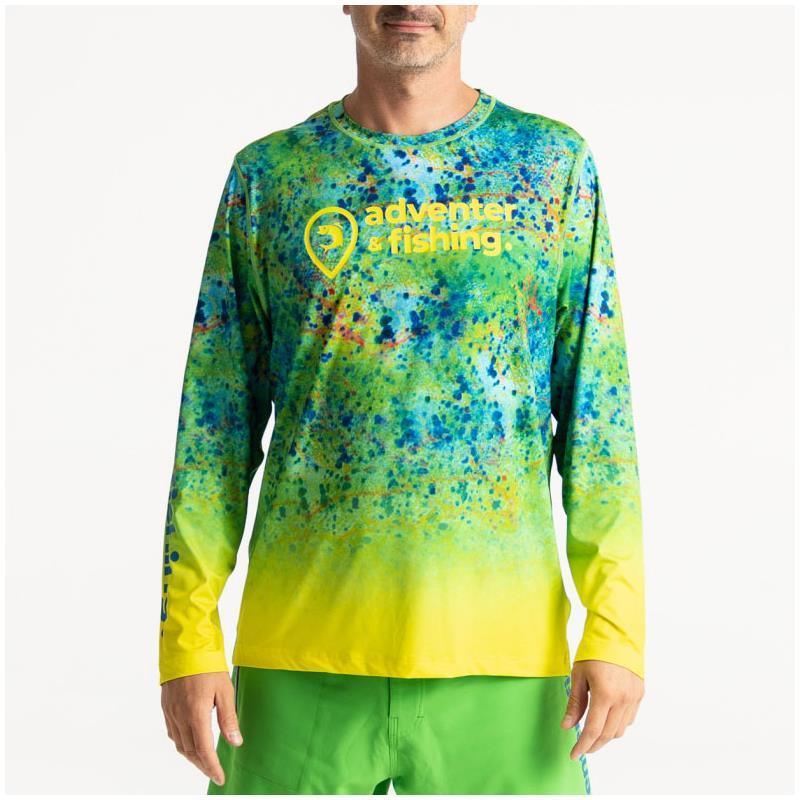 Tee Shirt Manches Longues Homme Adventer & Fishing Bozed Anti Uv - Mahi Mahi