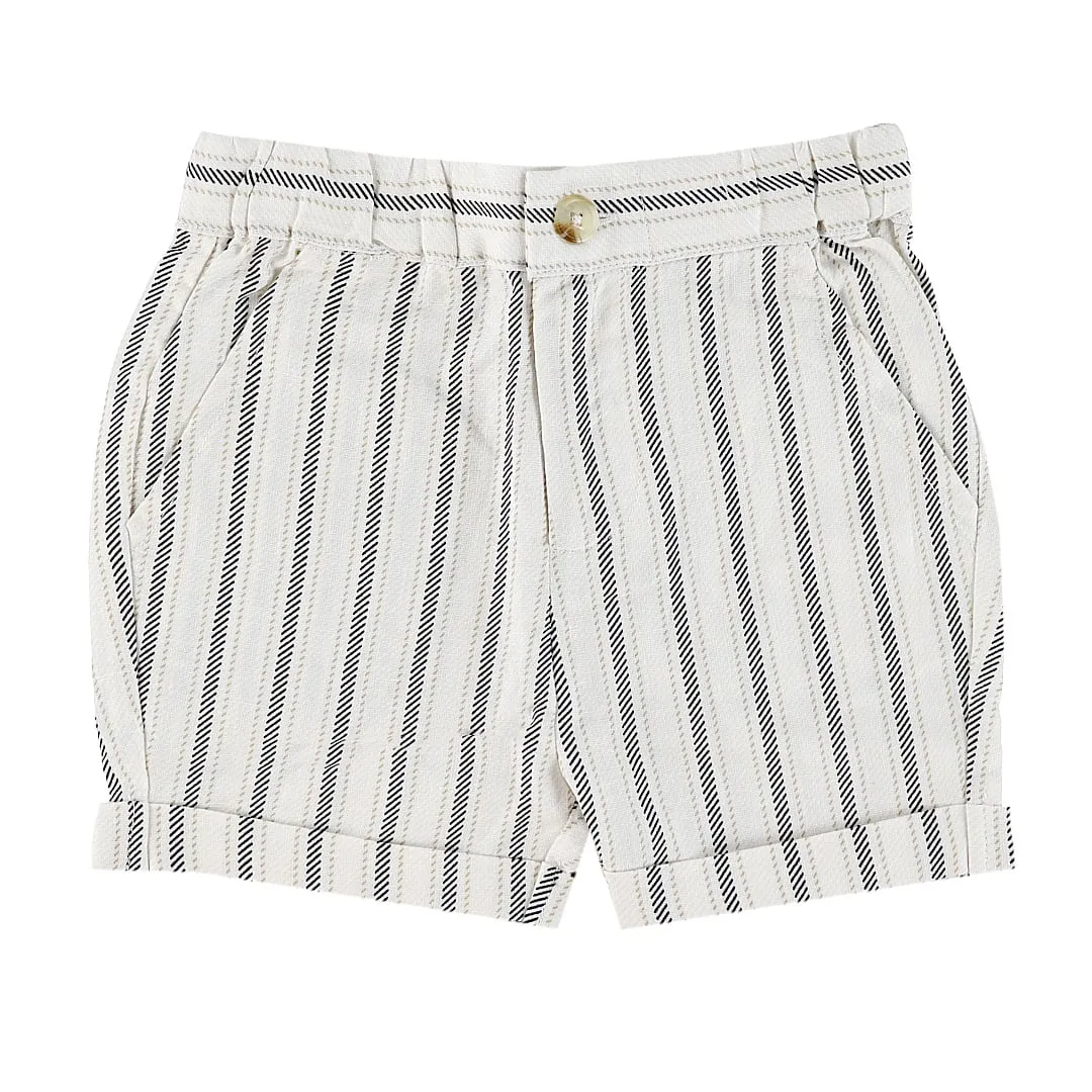Miles Short Rayé Lin Plage 2-10ans