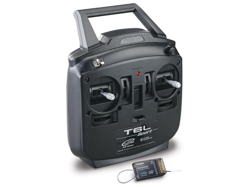 Futaba Fernsteuerung T6L Sport Mode 2 mit R3106GF 6-Kanal-Sender im 2.4-GHz-Band