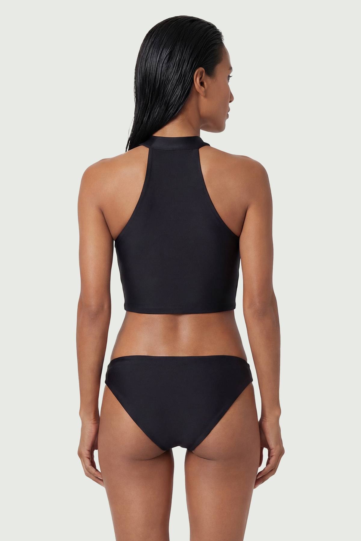 KarenMillen Bas De Bikini Taille Haute
