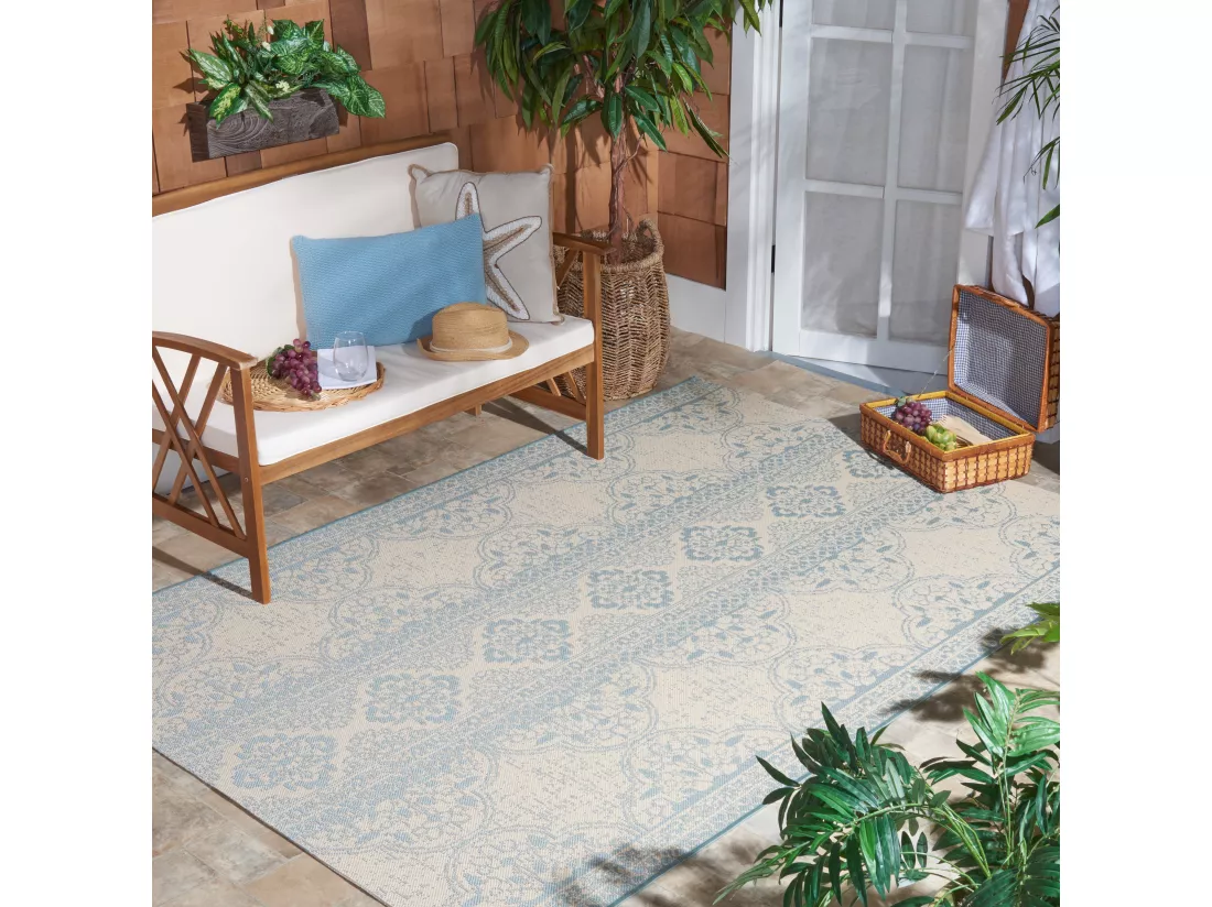 Tapis Aqua & Cream 122 X 183 cm - Borano