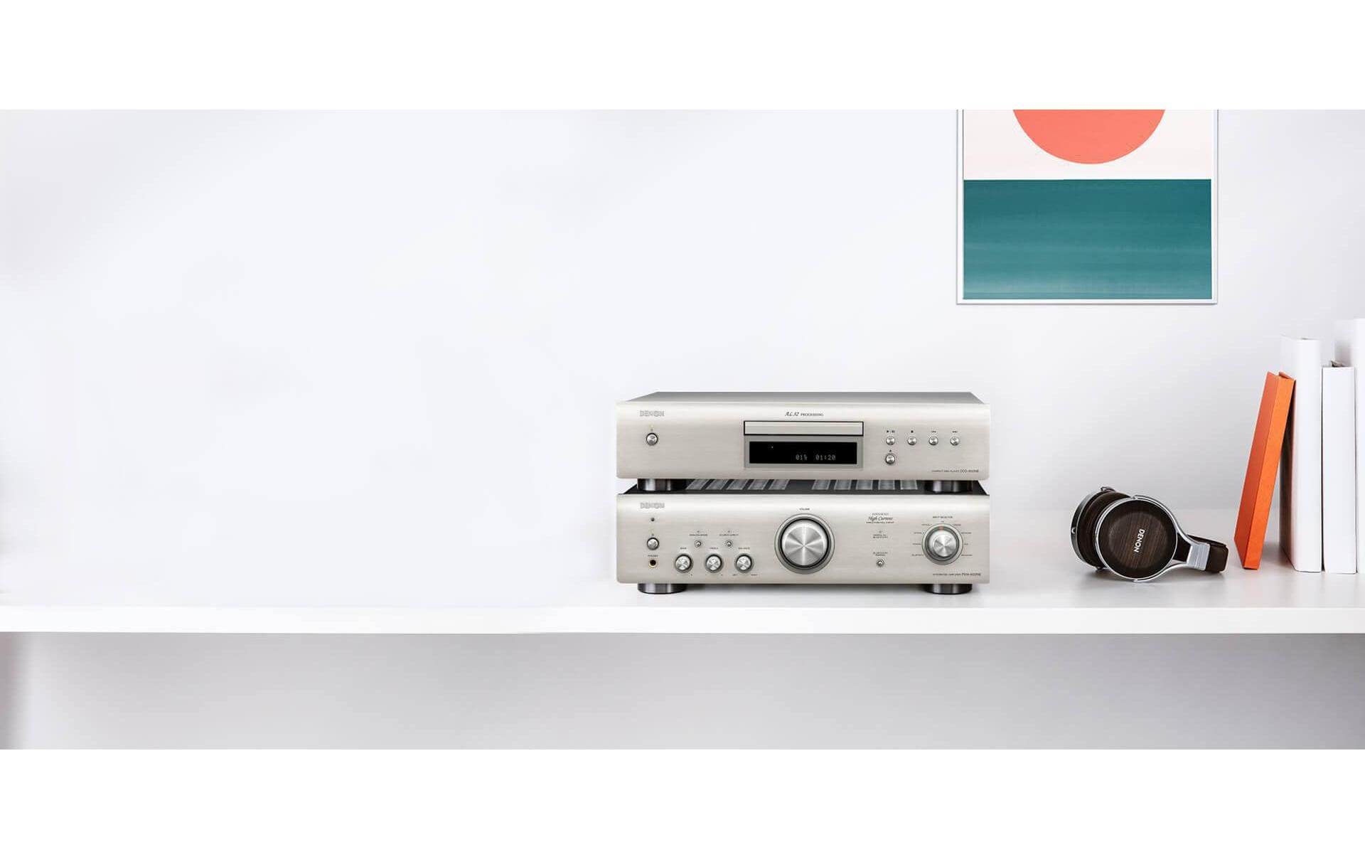 Stereo-Verstärker PMA-600NE Silber<br>Vollverstärker mit 70W Leistung pro Kanal und Bluetooth-Unterstützung