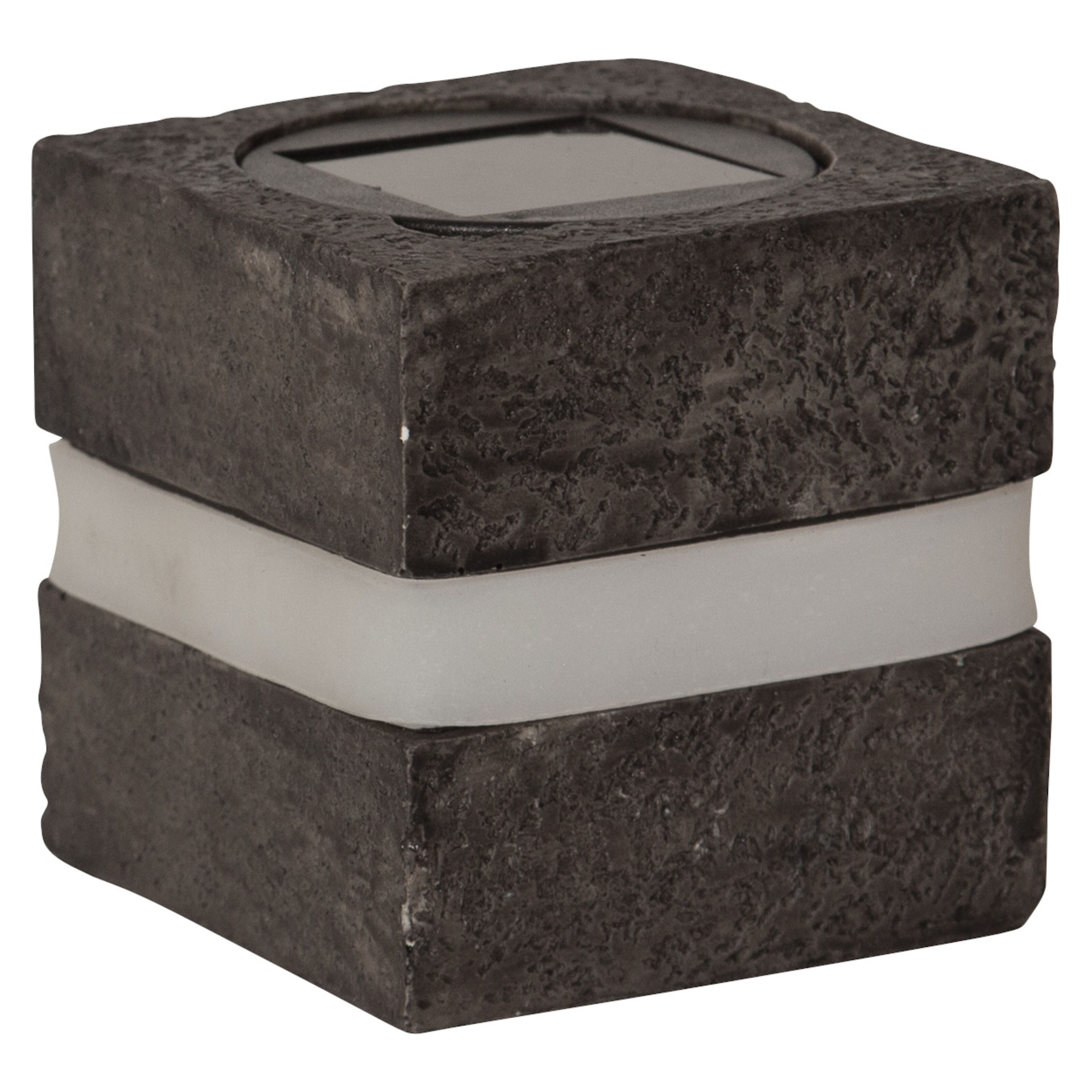 Star Trading Stonecube Hagesbelysning med solceller 2-pk.