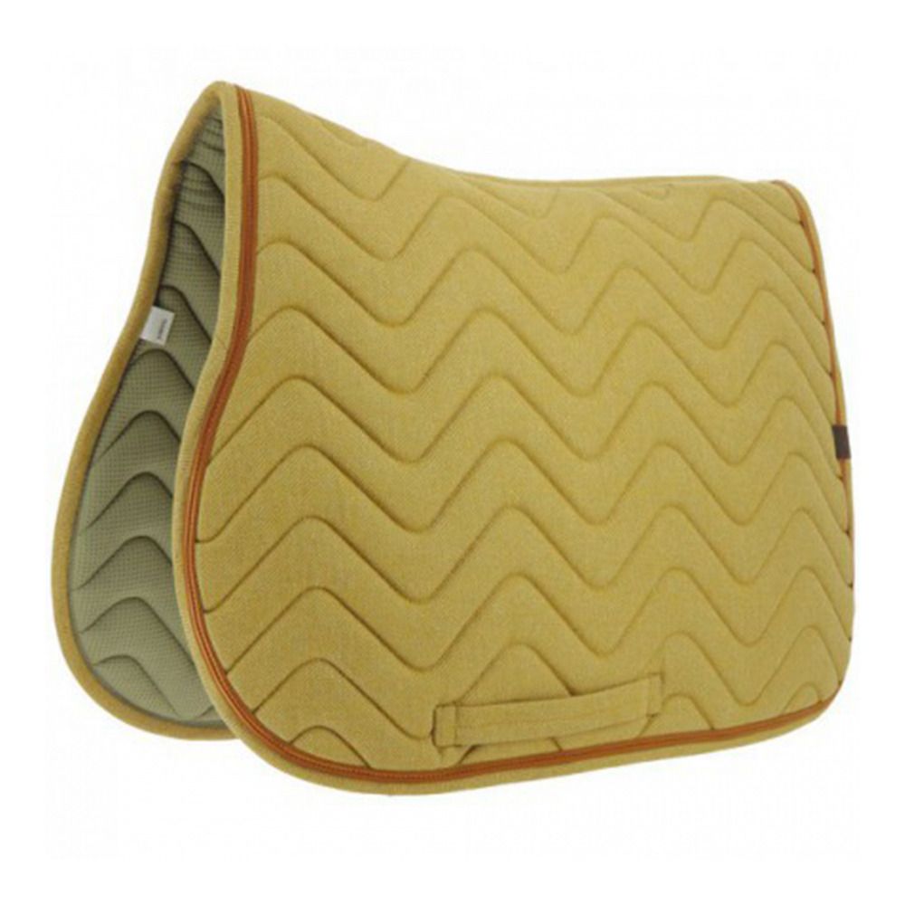 Equitheme CHEVRON - Tapis mixte moutarde