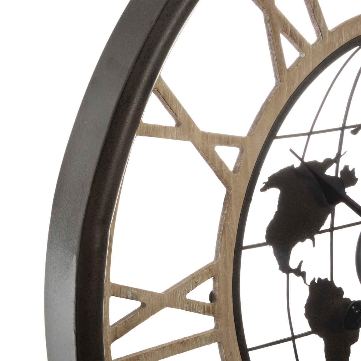 PENDULE METAL MONDE D.67CM