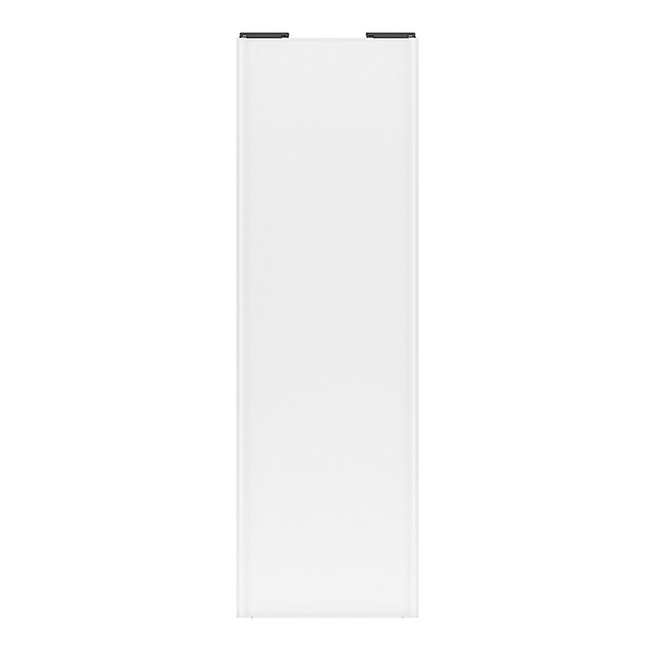 Porte de placard coulissante blanc profil blanc GoodHome Arius H. 248,5 x L. 77.2 cm + amortisseurs