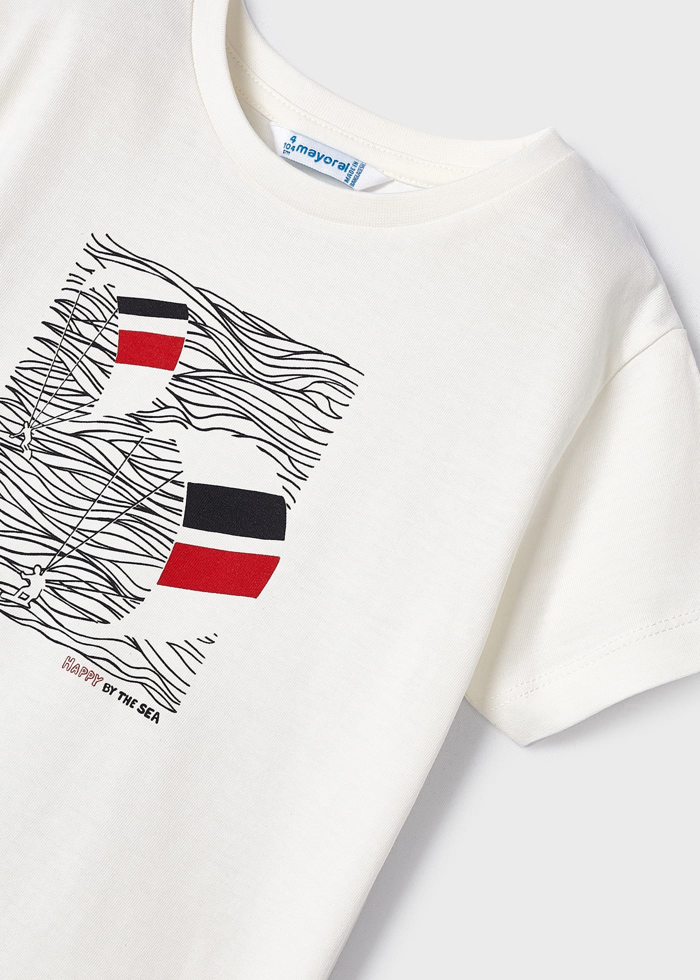 Conjunto de 2 camisetas de algodão sustentável para meninos