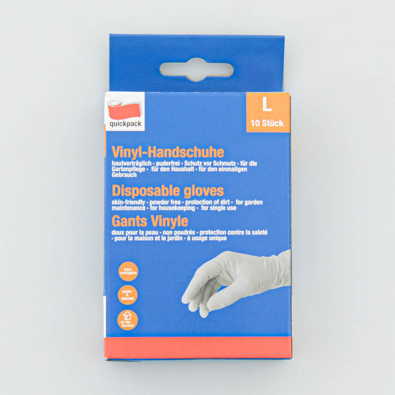 Lot de 10 gants à usage unique