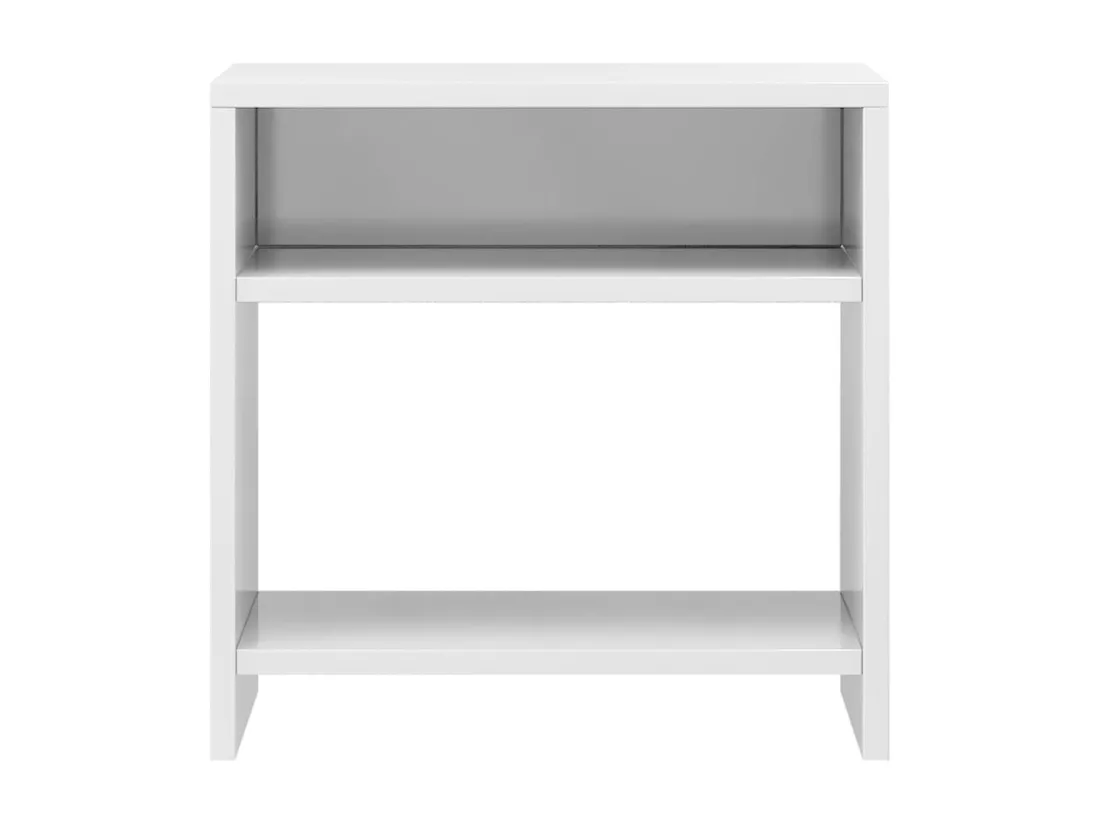 Table de chevet Blanc brillant 40 x 30 x 40 cm Aggloméré