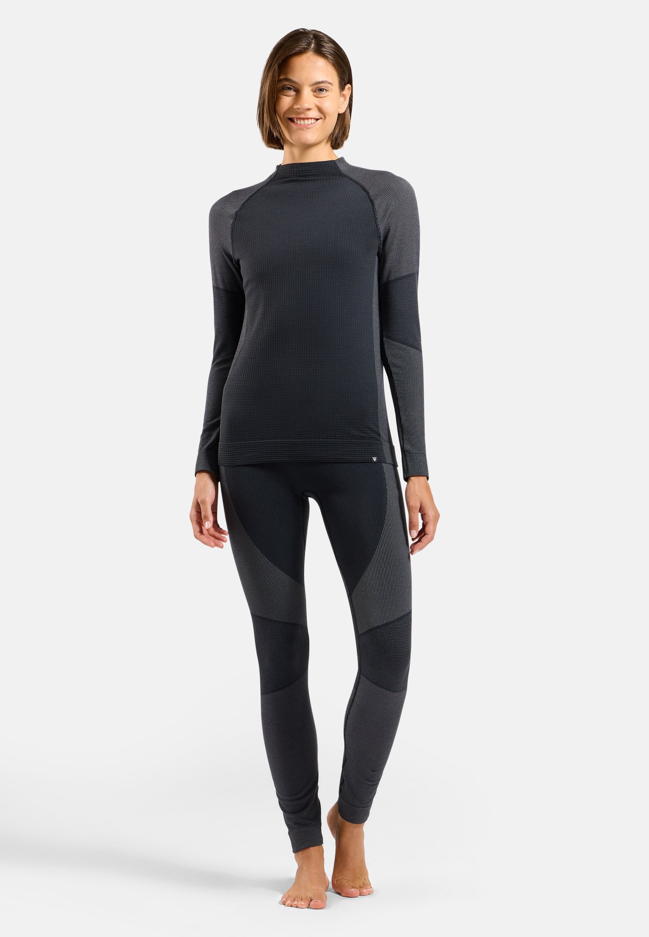 Lange Seamless Performance Wool Funktionstights in black