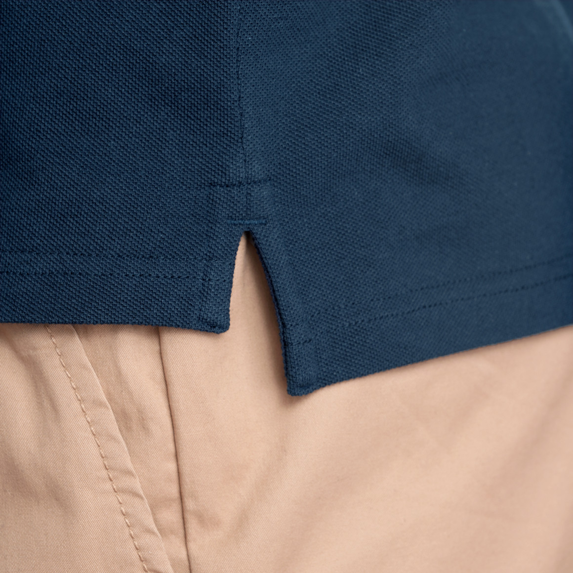 VanVaan Herren Poloshirt in Piqué-Qualität blau