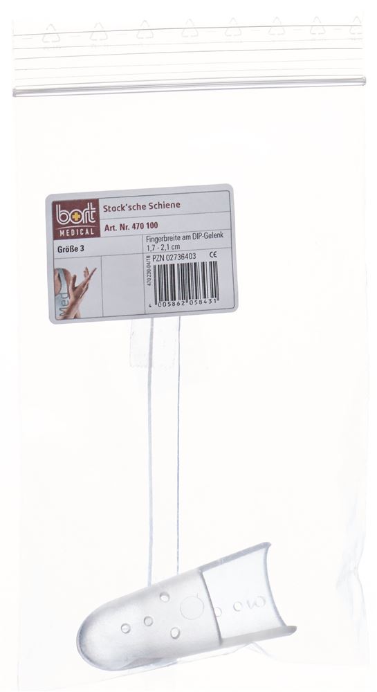 BORT Stack'sche Schiene Gr3 transparent 1 Stk
