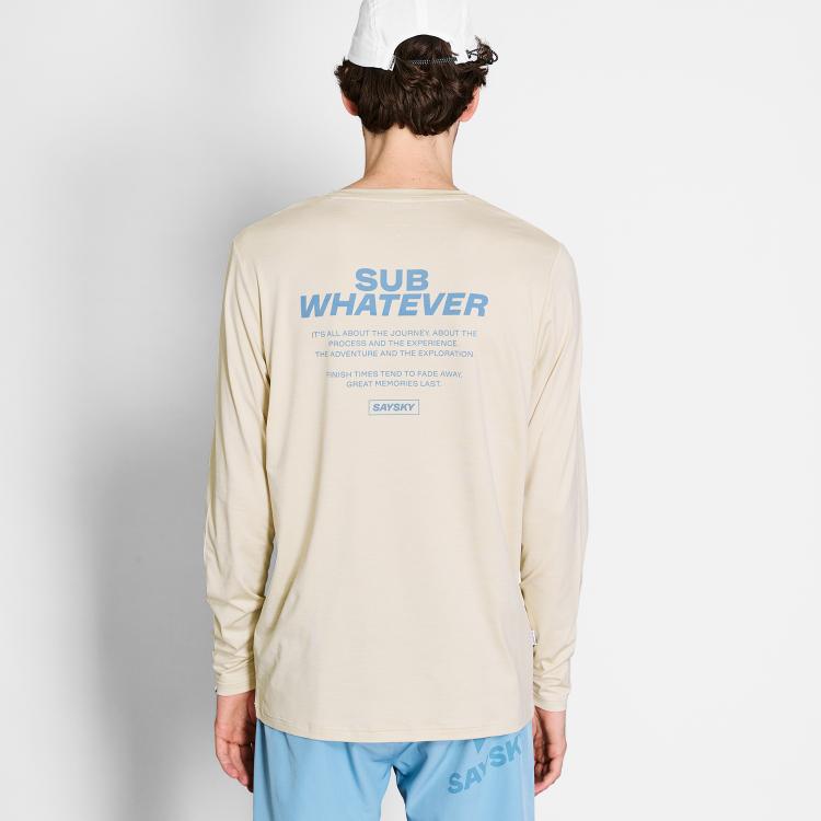 Saysky Statement Pace Long Sleeve Beige Melange