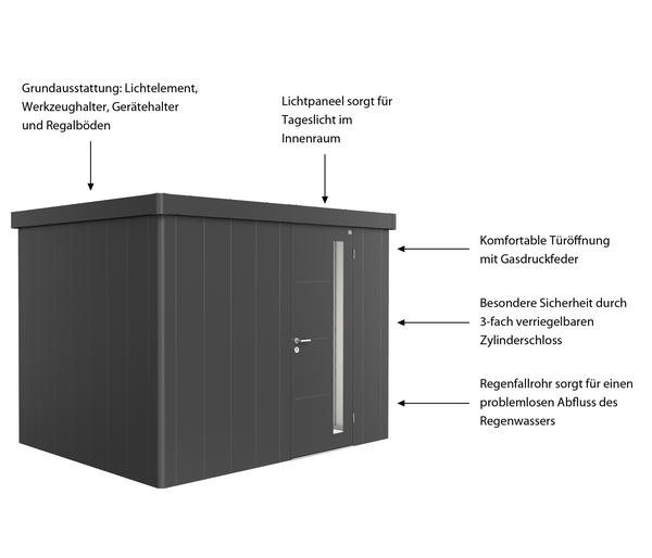 Biohort Gerätehaus Neo 2C, ca. B292/H222/T236