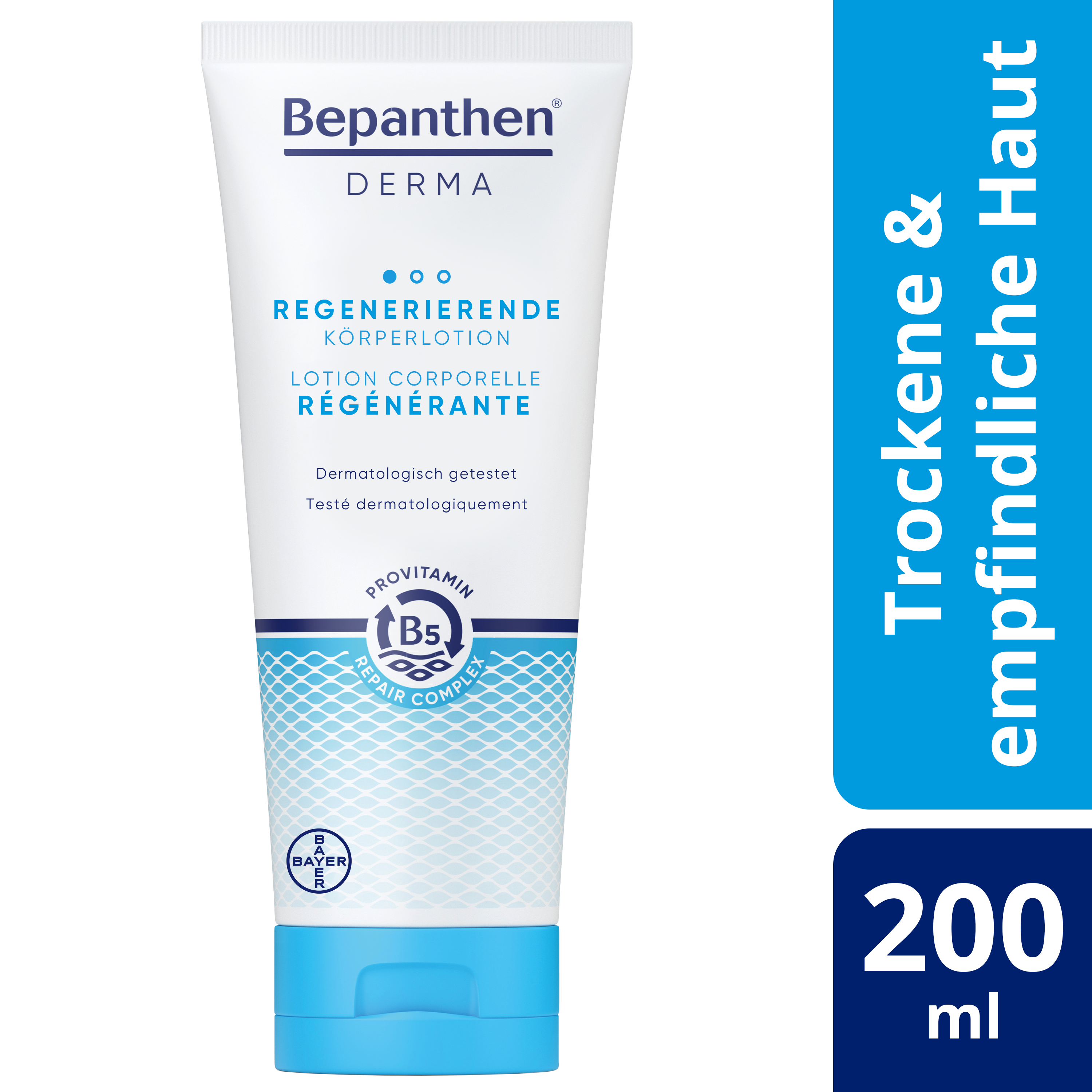BEPANTHEN DERMA Körperlotion Lot regenerierend Tb 200 ml