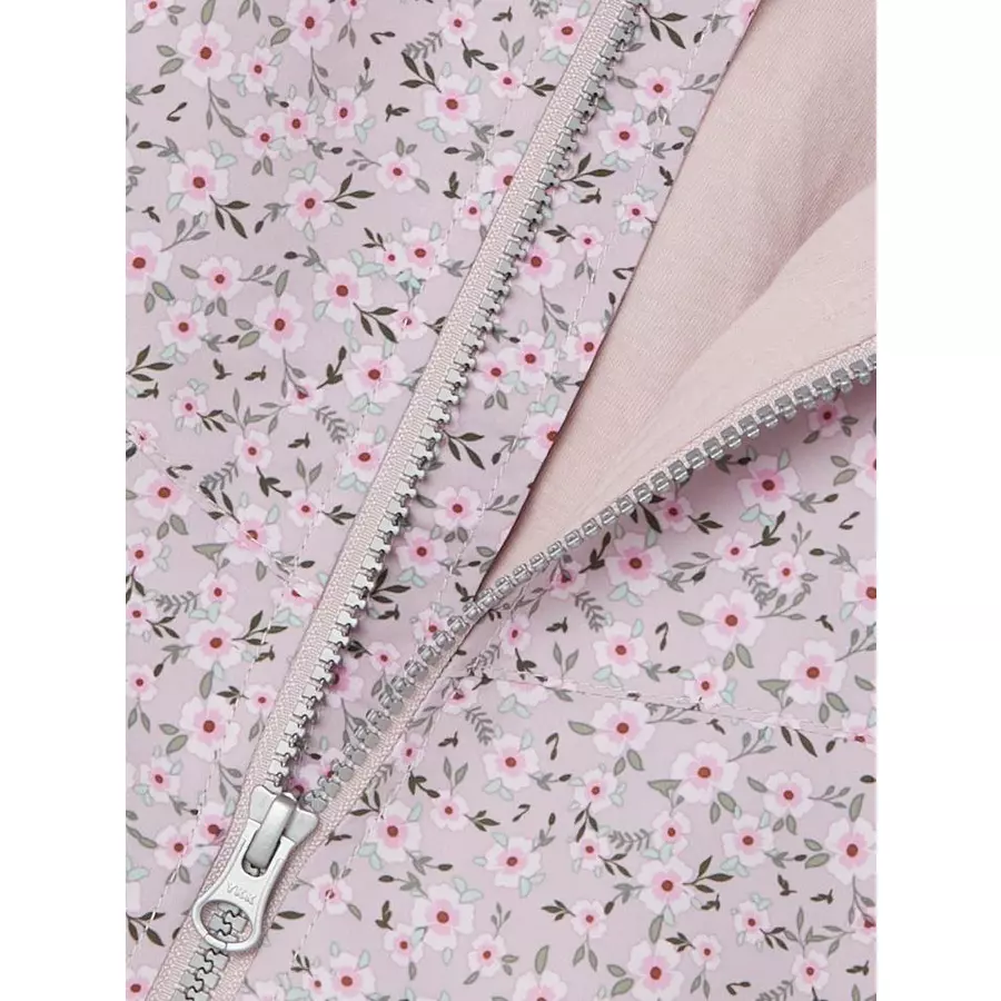 name it Jacke Nbfmaxi Petite Flower Violet Ice