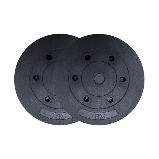 Conjunto de 2 anilhas de 1,25 kg a 15 kg