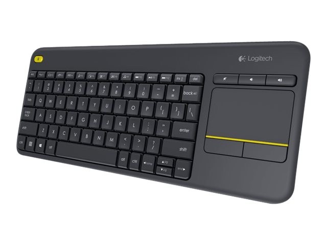 Logitech Wireless Touch Keyboard K400 Plus Black (Nordic)